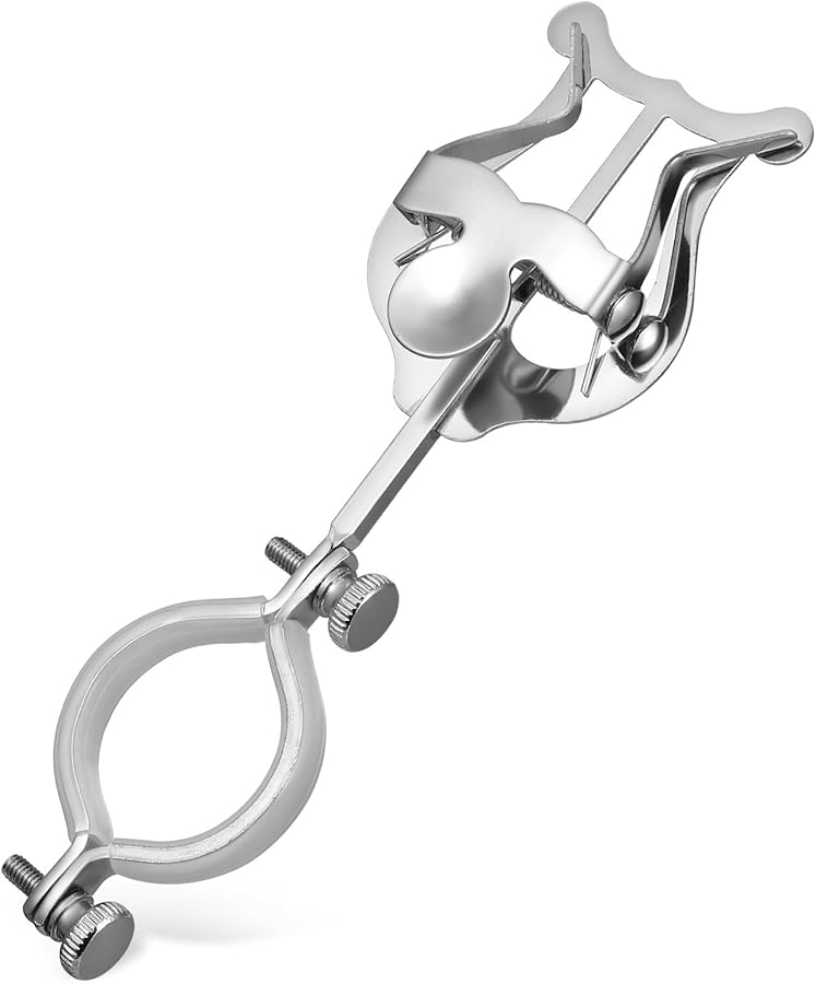 Metal Clarinet Lyre Clip 155mm Portable Music Sheet Holder For Marching Band - Image 1